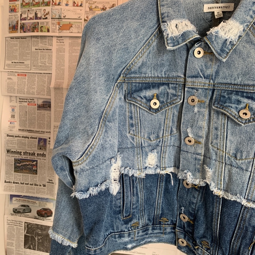 Two Toned Denim Jacket